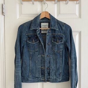 Abercrombie & Fitch Dark Blue Jean Jacket